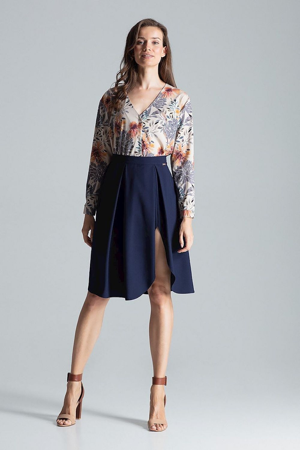  Spódnica Model M675 Navy - Figl 