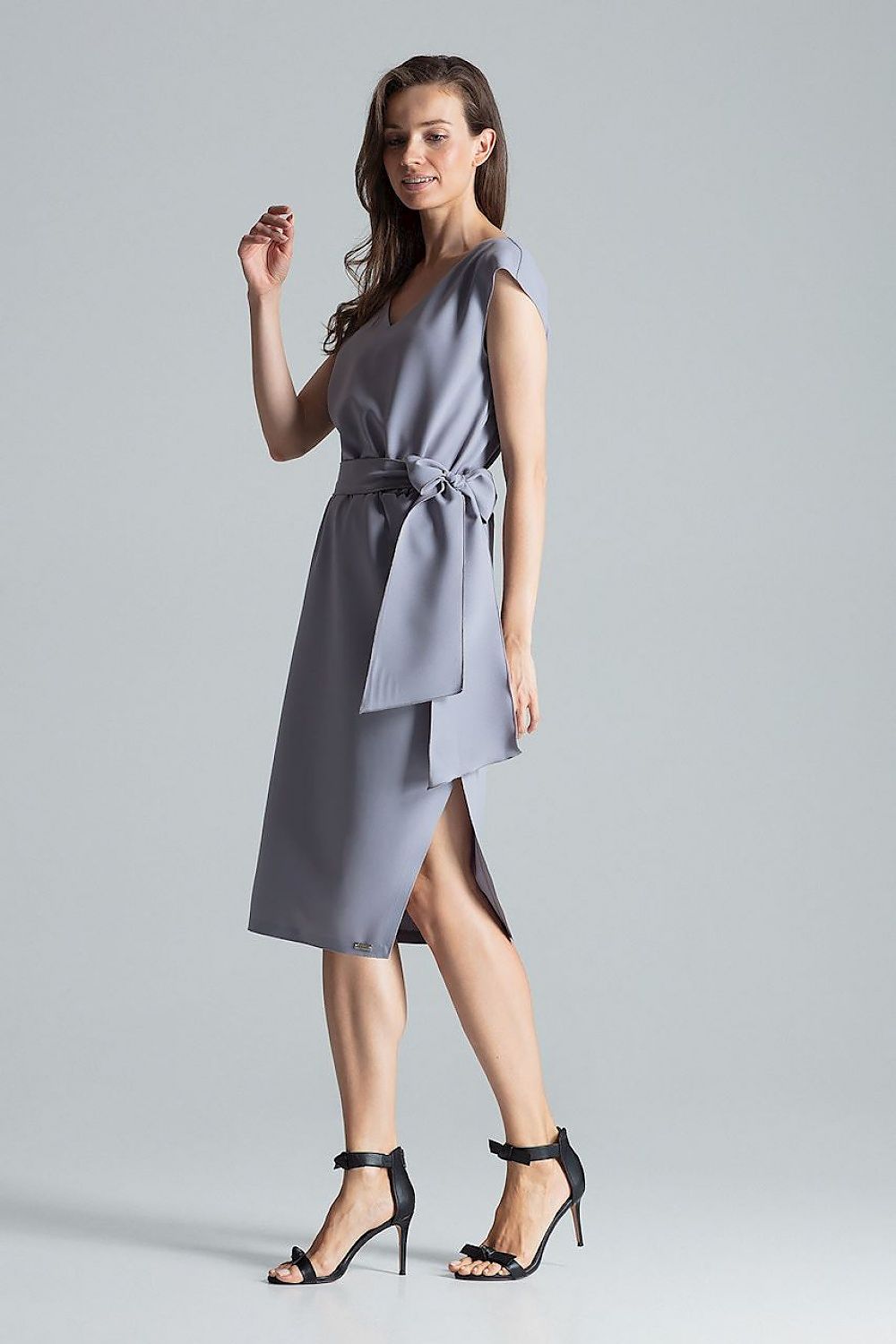  Sukienka Model M674 Grey - Figl 