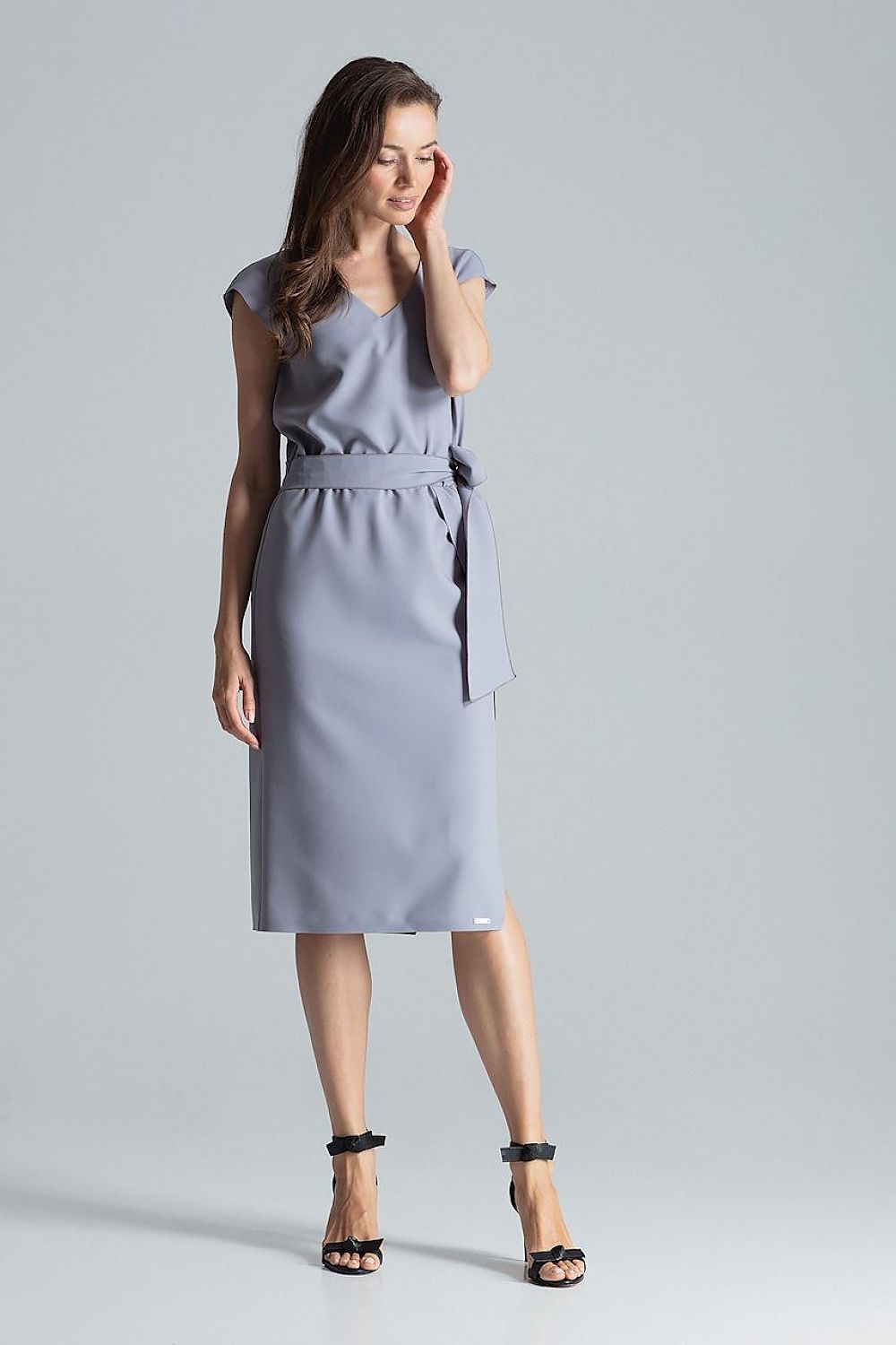  Sukienka Model M674 Grey - Figl 