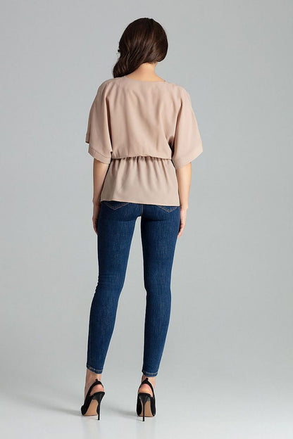   Bluzka Model L063 Beige - Lenitif 