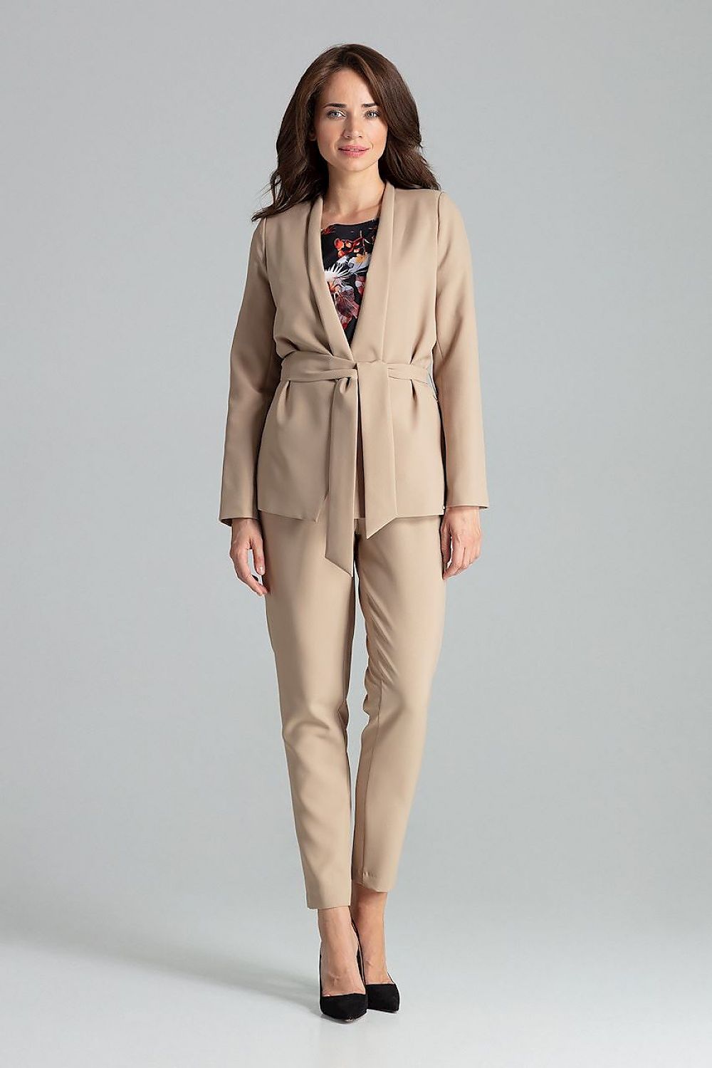   Żakiet Model L061 Beige - Lenitif 