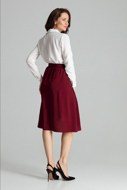  Spódnica Model L060 Bordo - Lenitif 
