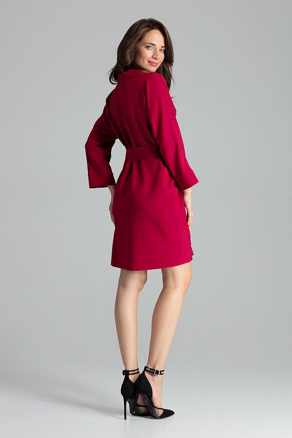 Sukienka Model L058 Bordo - Lenitif 