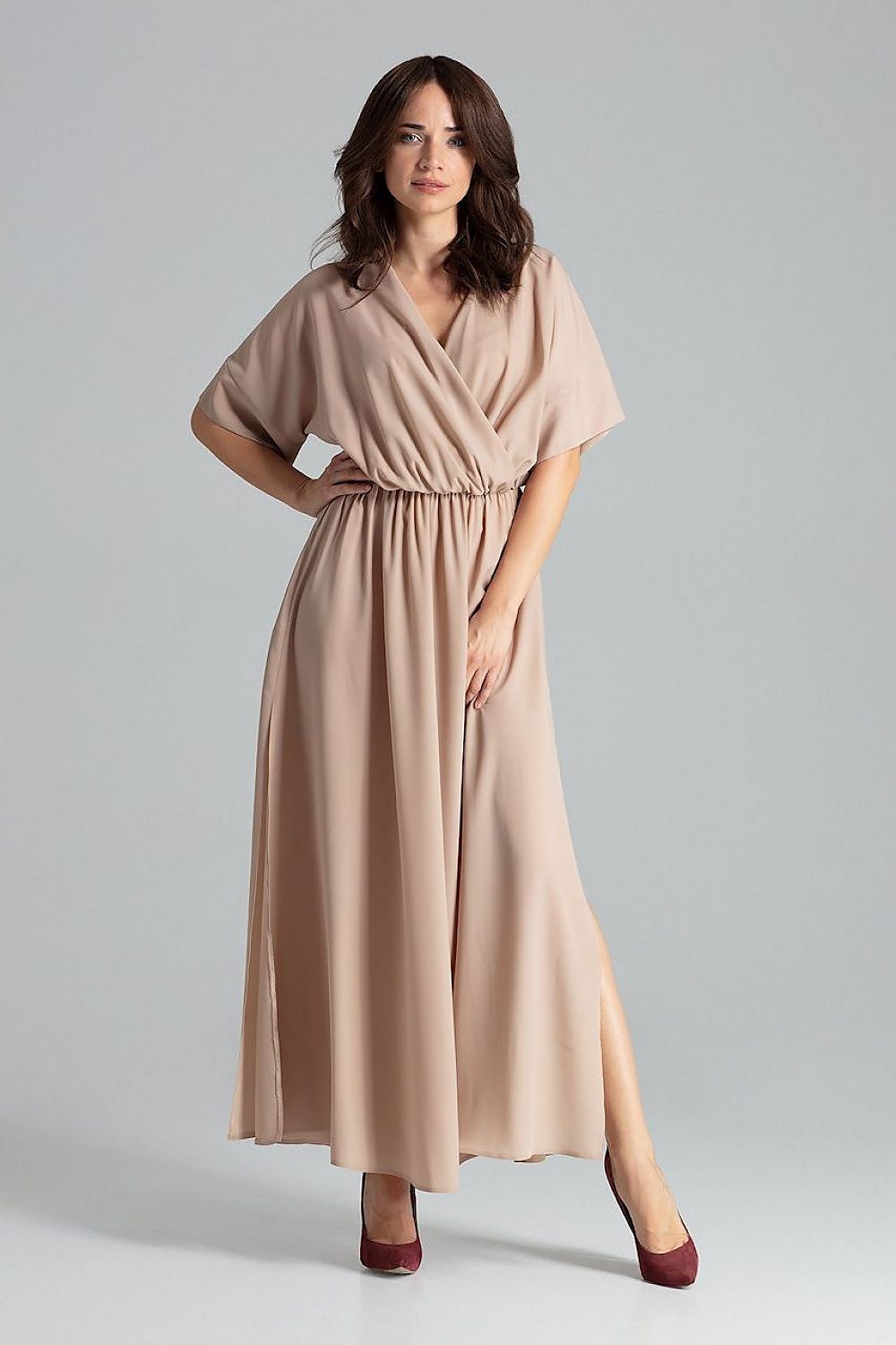  Sukienka Model L055 Beige - Lenitif 
