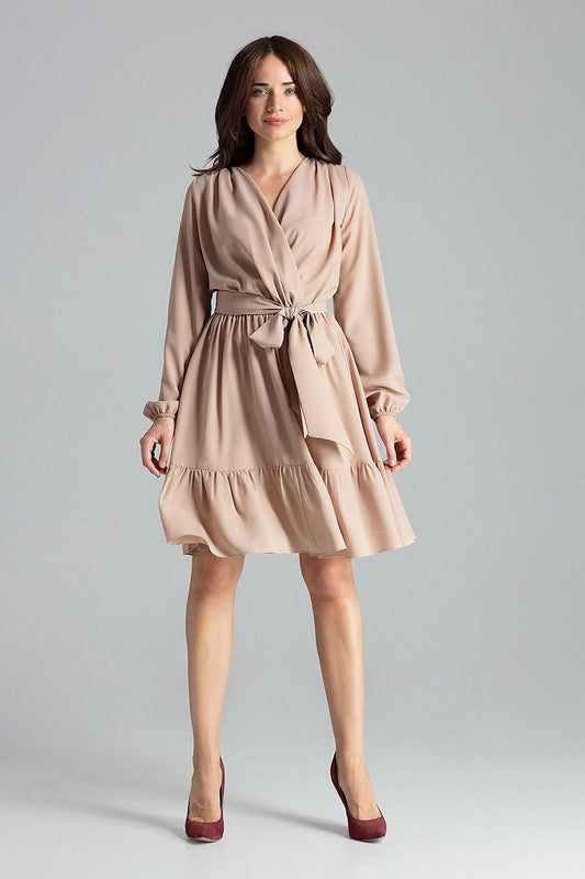   Sukienka Model L053 Beige - Lenitif 