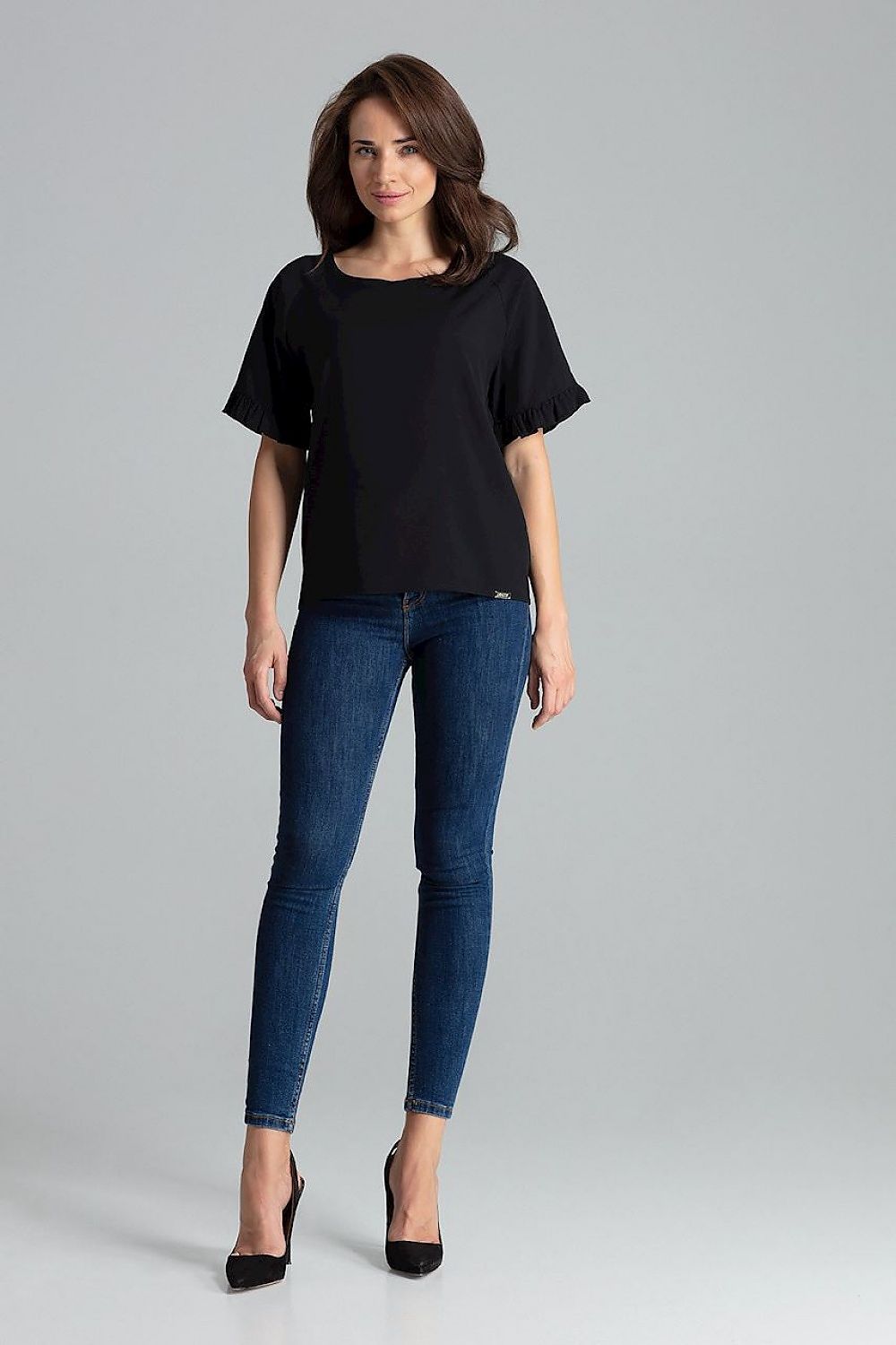   Bluzka Model L052 Black - Lenitif 