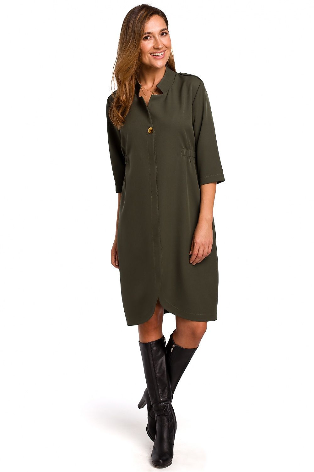  Sukienka Model S189 Khaki - Stylove 