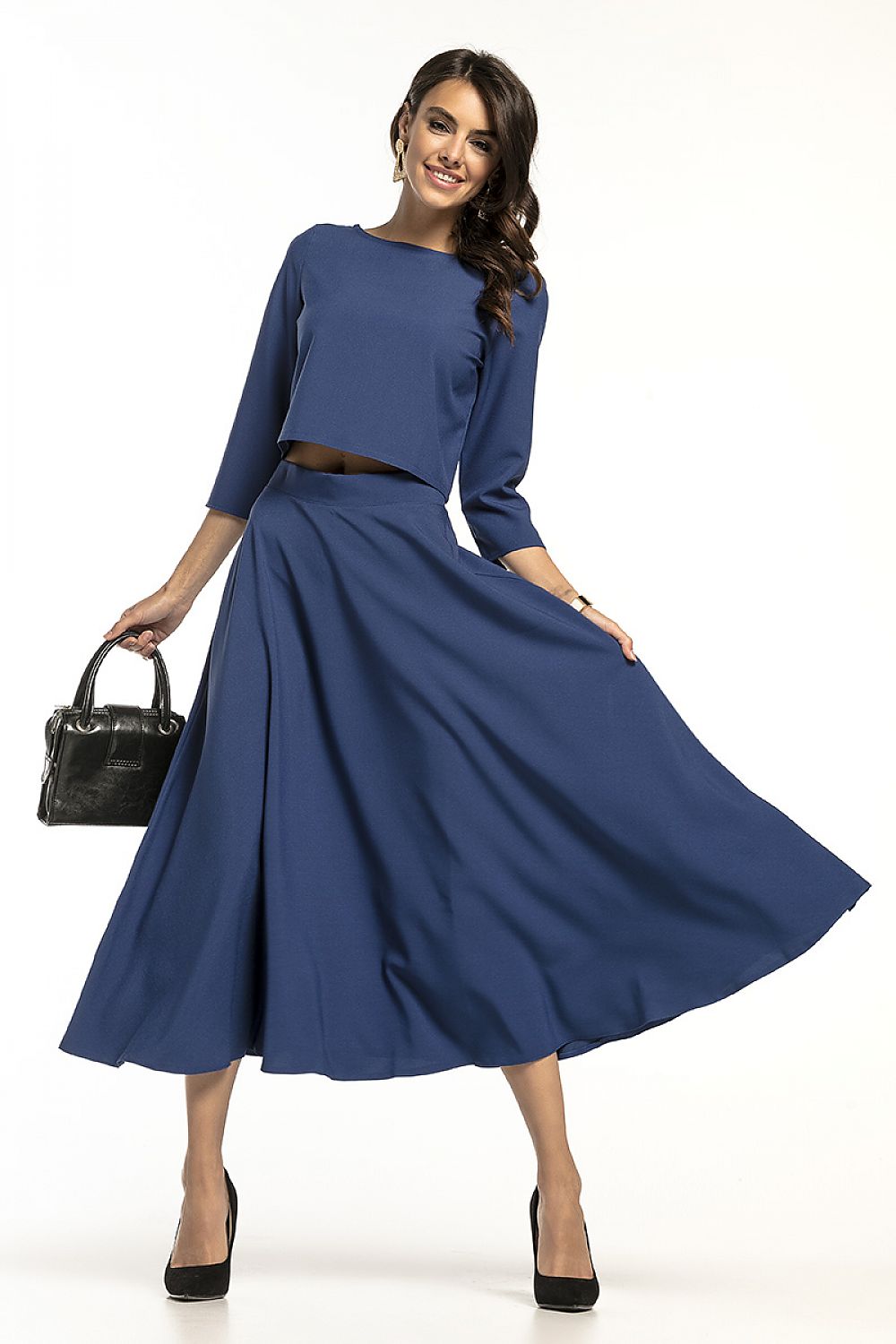   Bluzka Model T286/4 Navy - Tessita 