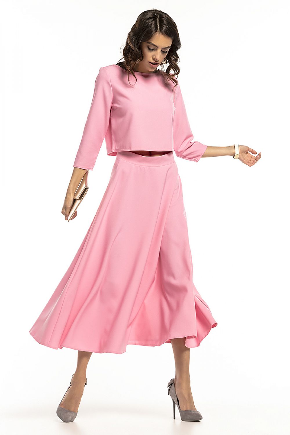   Bluzka Model T286/2 Pink - Tessita 