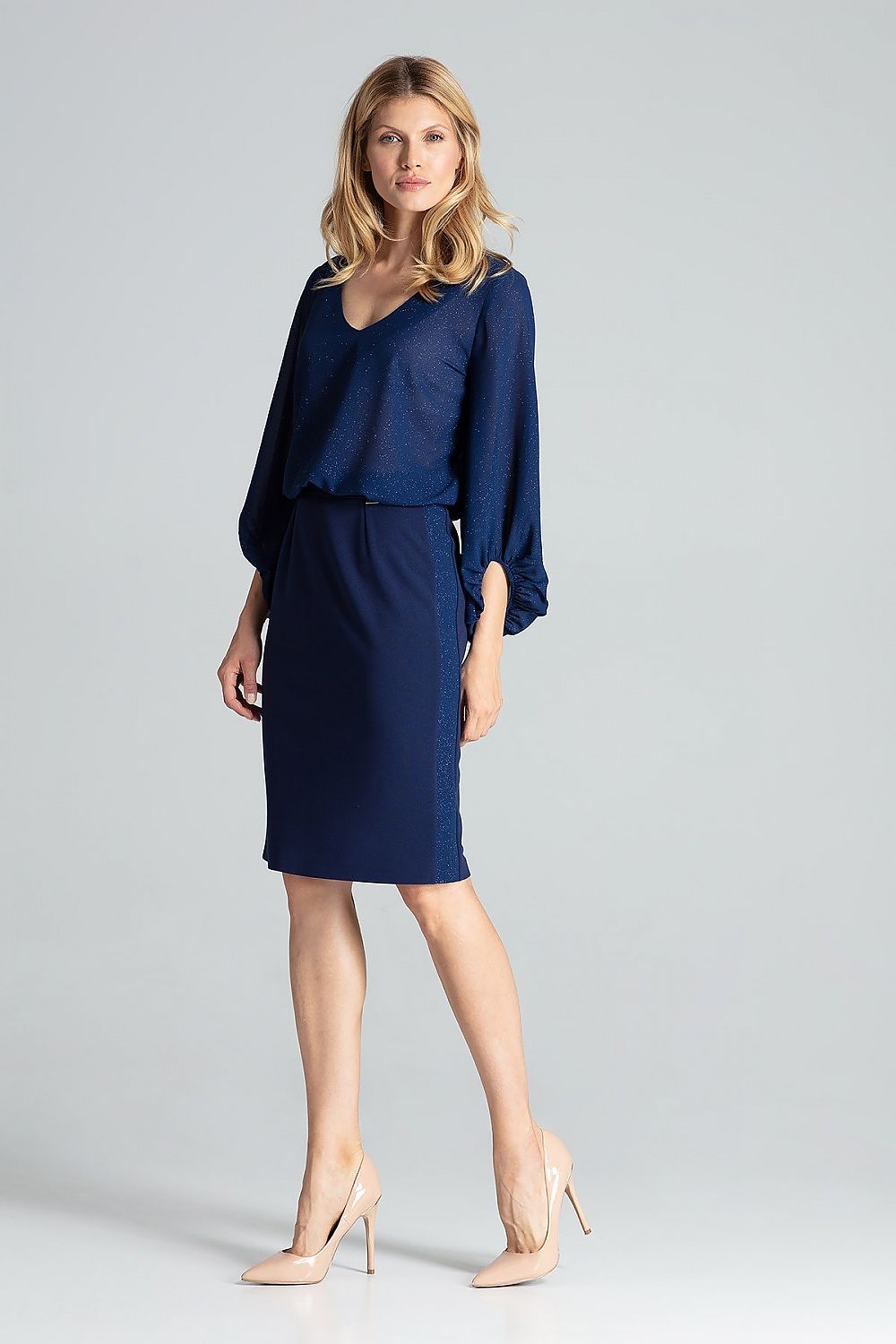  Spódnica Model M688 Navy - Figl 