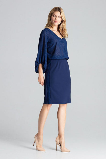  Spódnica Model M688 Navy - Figl 