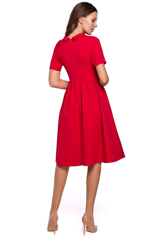  Sukienka Model K028 Red - Makover 