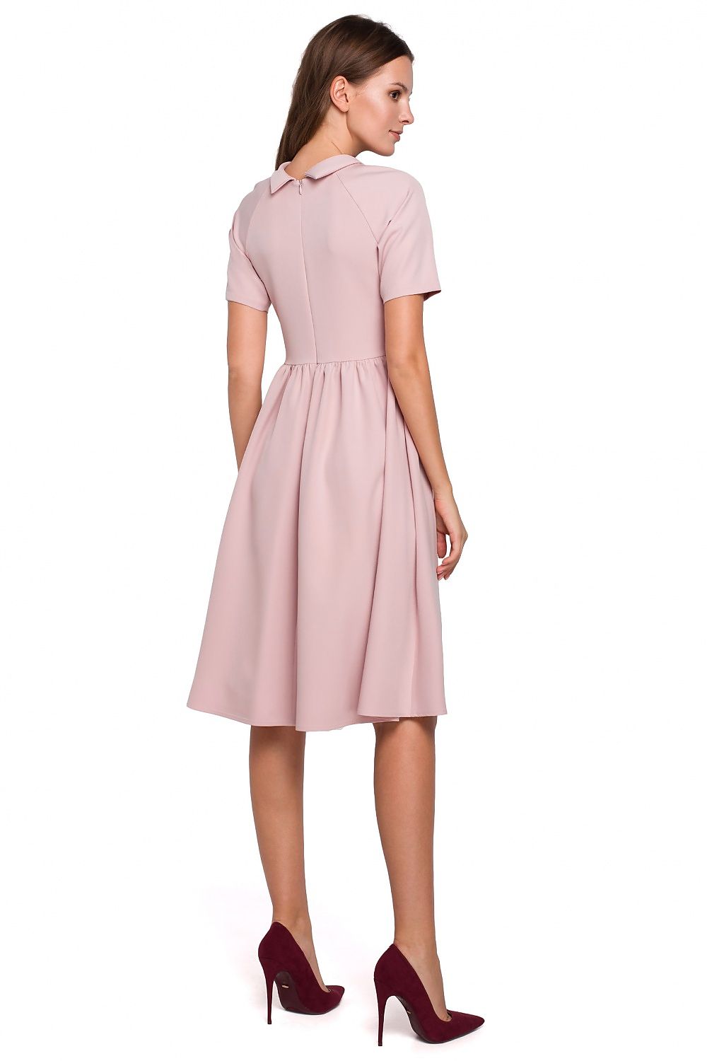  Sukienka Model K028 Dirty Pink - Makover 