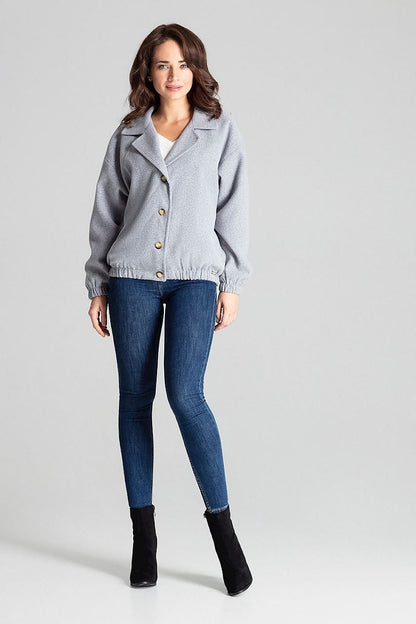   Kurtka Damska Model L075 Grey - Lenitif 