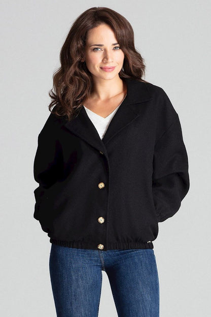  Kurtka Damska Model L075 Black - Lenitif 