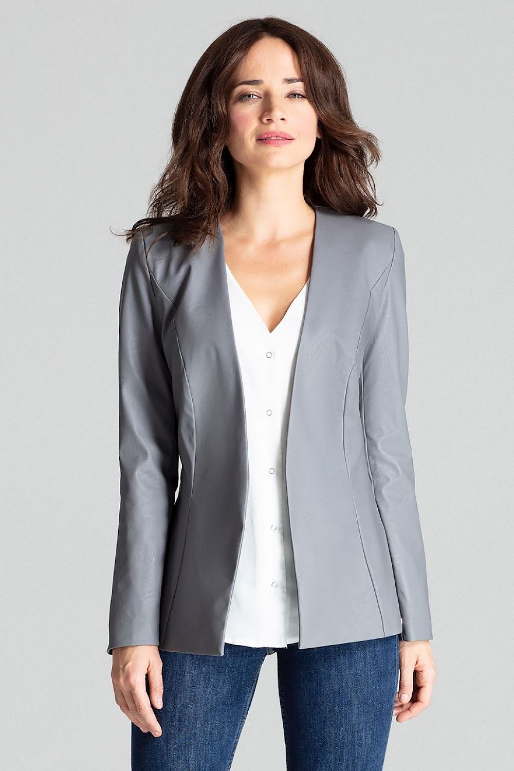   Żakiet Model L073 Grey - Lenitif 
