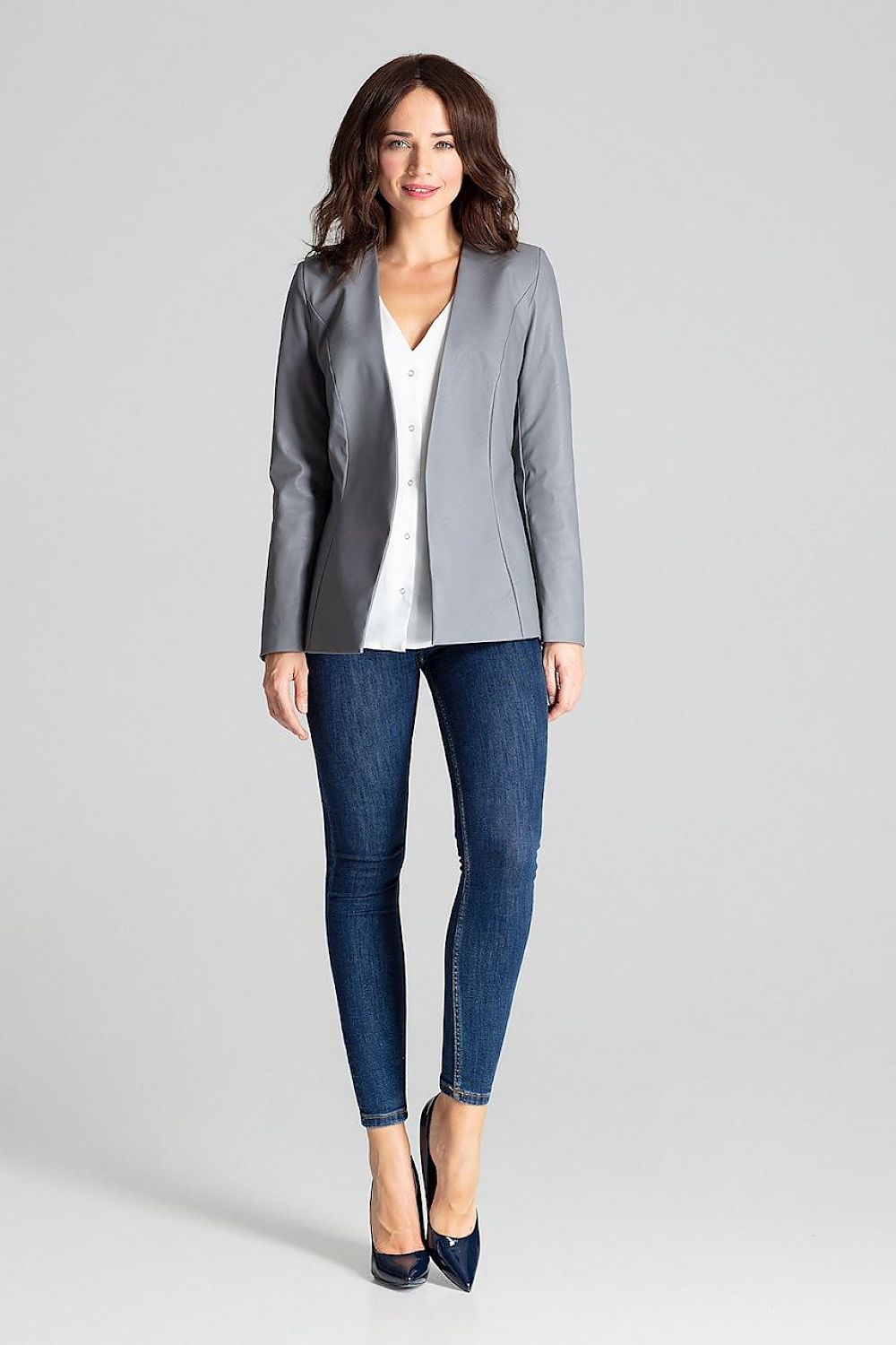   Żakiet Model L073 Grey - Lenitif 