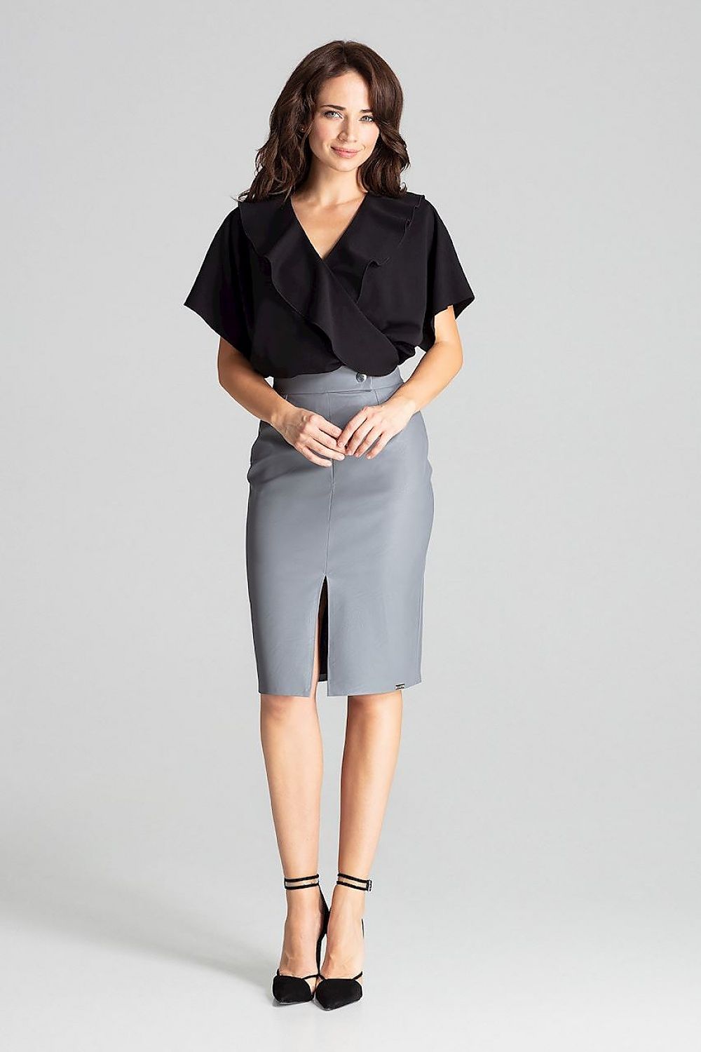  Spódnica Model L071 Grey - Lenitif 