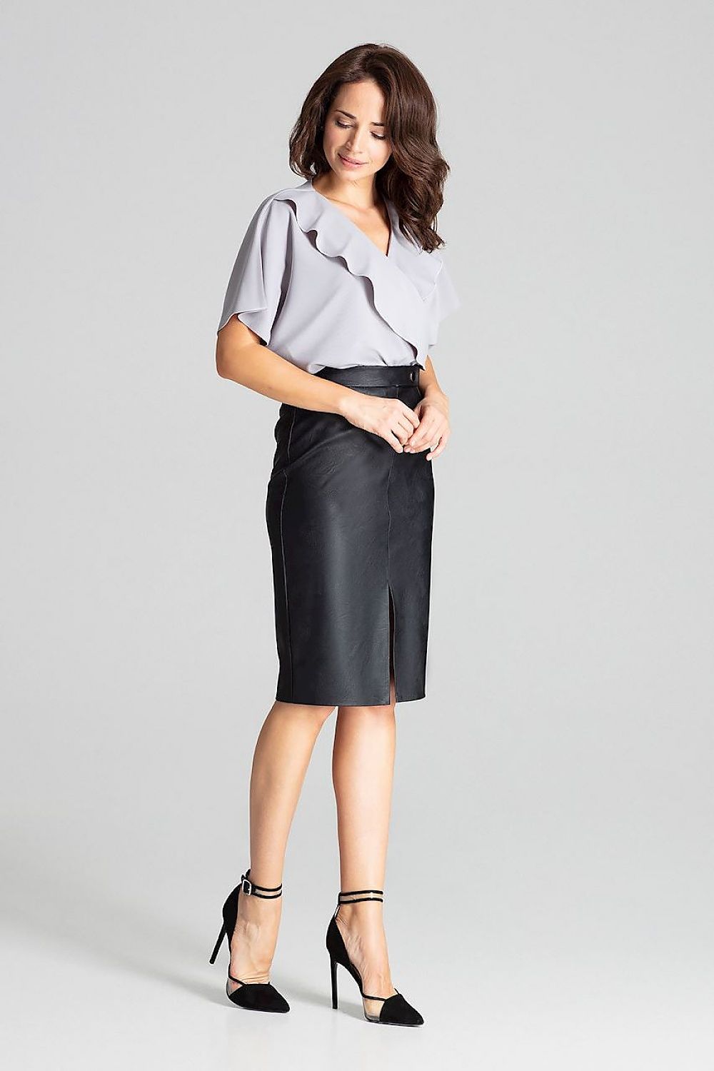 Spódnica Model L071 Black - Lenitif 
