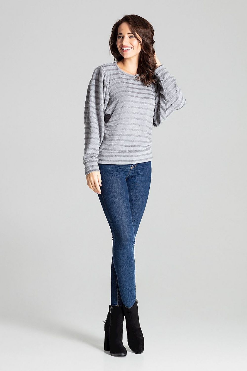  Bluzka Model L069 Grey - Lenitif 