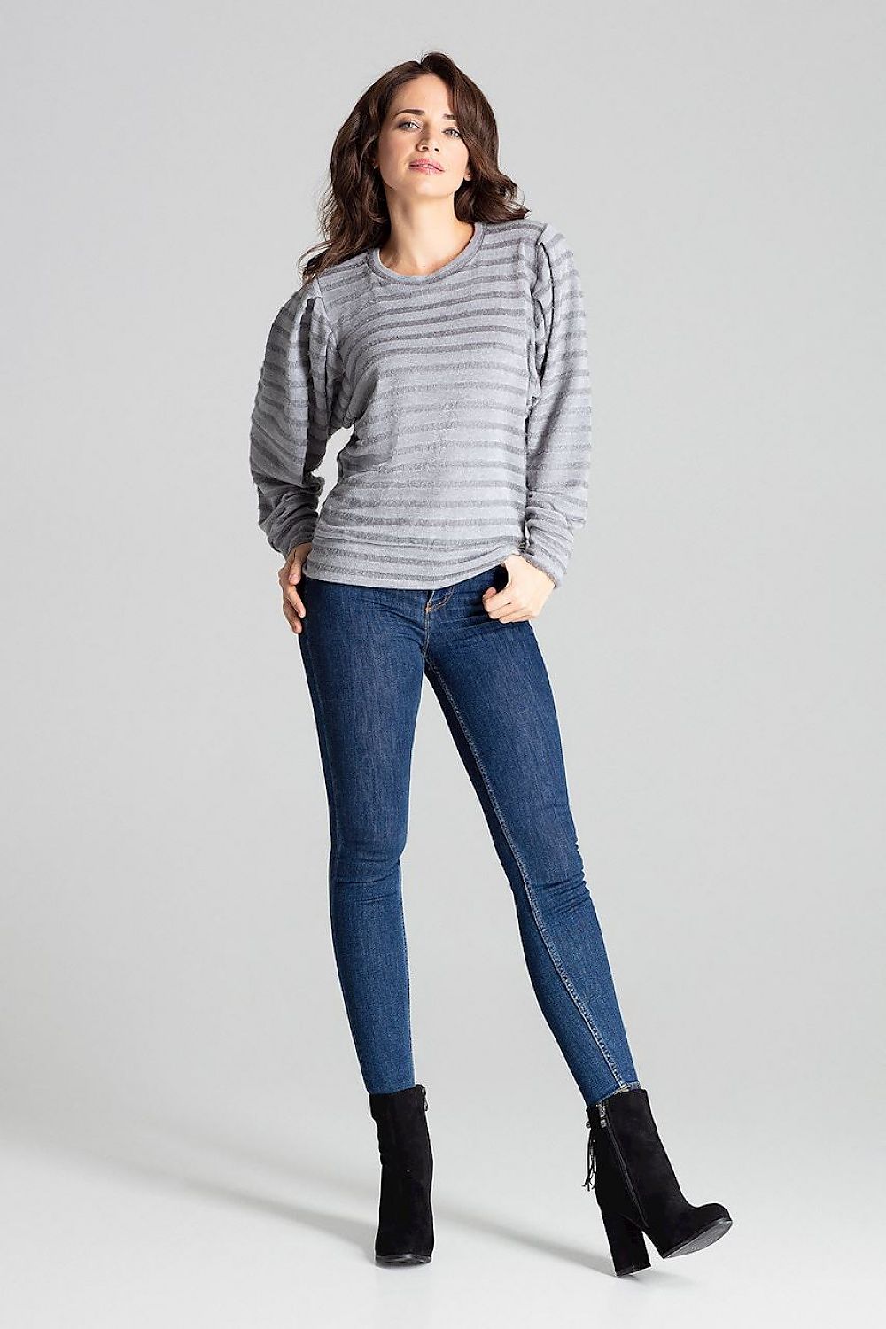   Bluzka Model L069 Grey - Lenitif 
