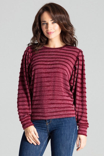   Bluzka Model L069 Bordo - Lenitif 
