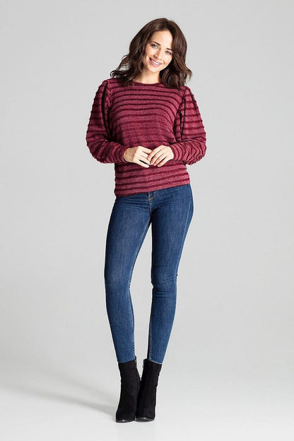   Bluzka Model L069 Bordo - Lenitif 