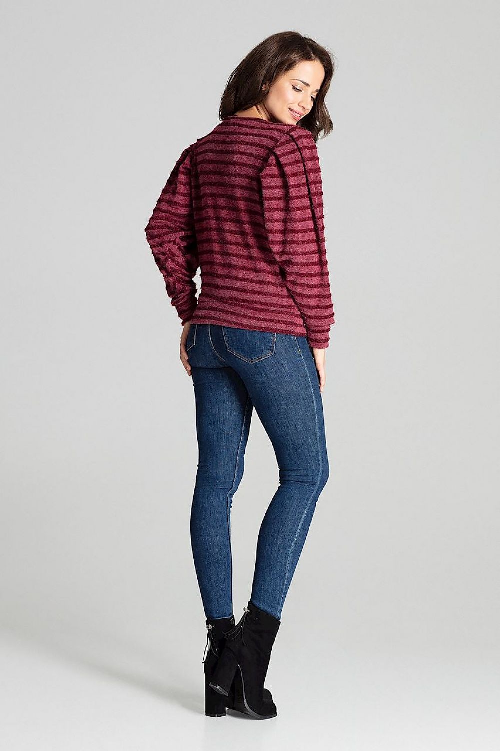   Bluzka Model L069 Bordo - Lenitif 