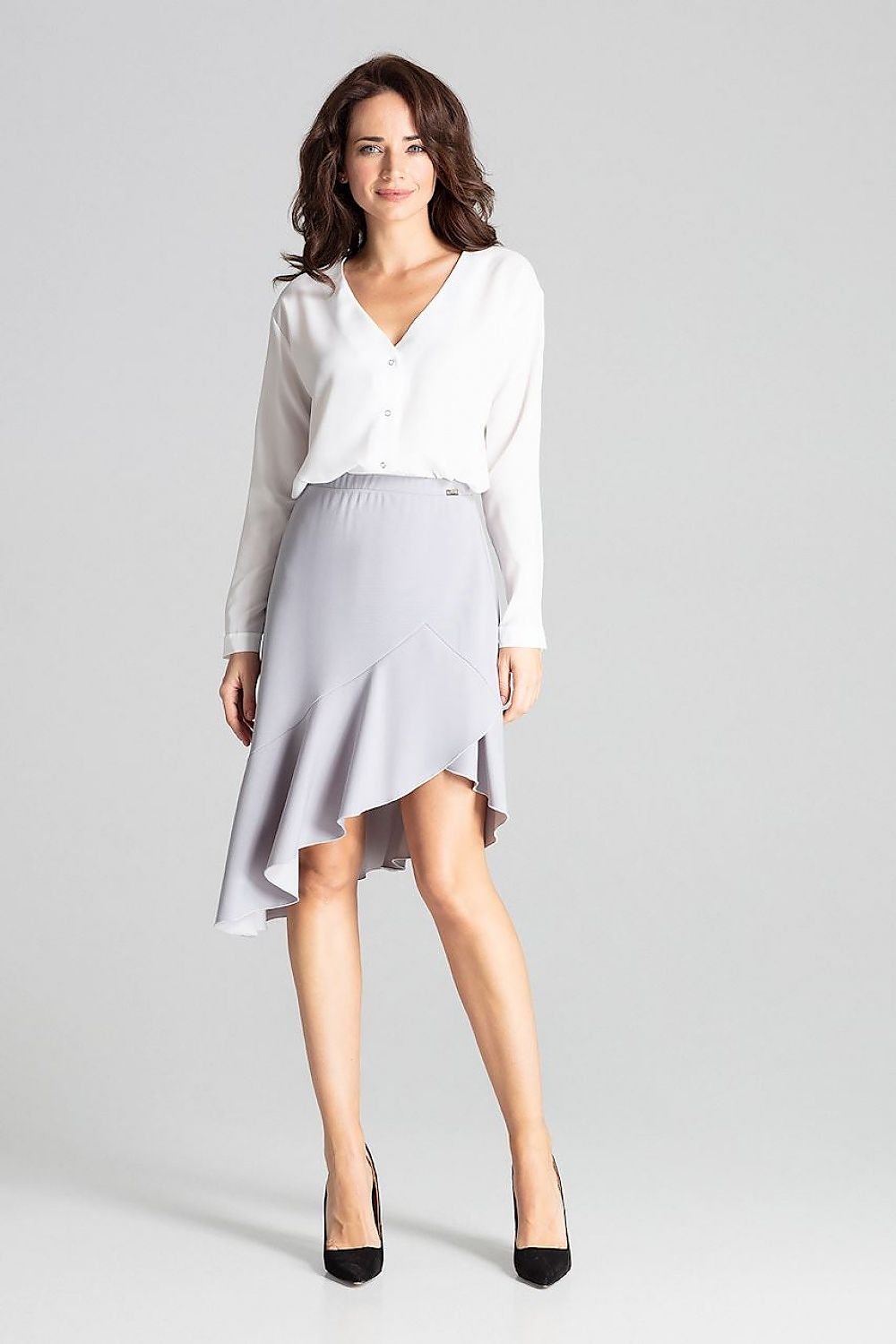  Spódnica Model L065 Grey - Lenitif 