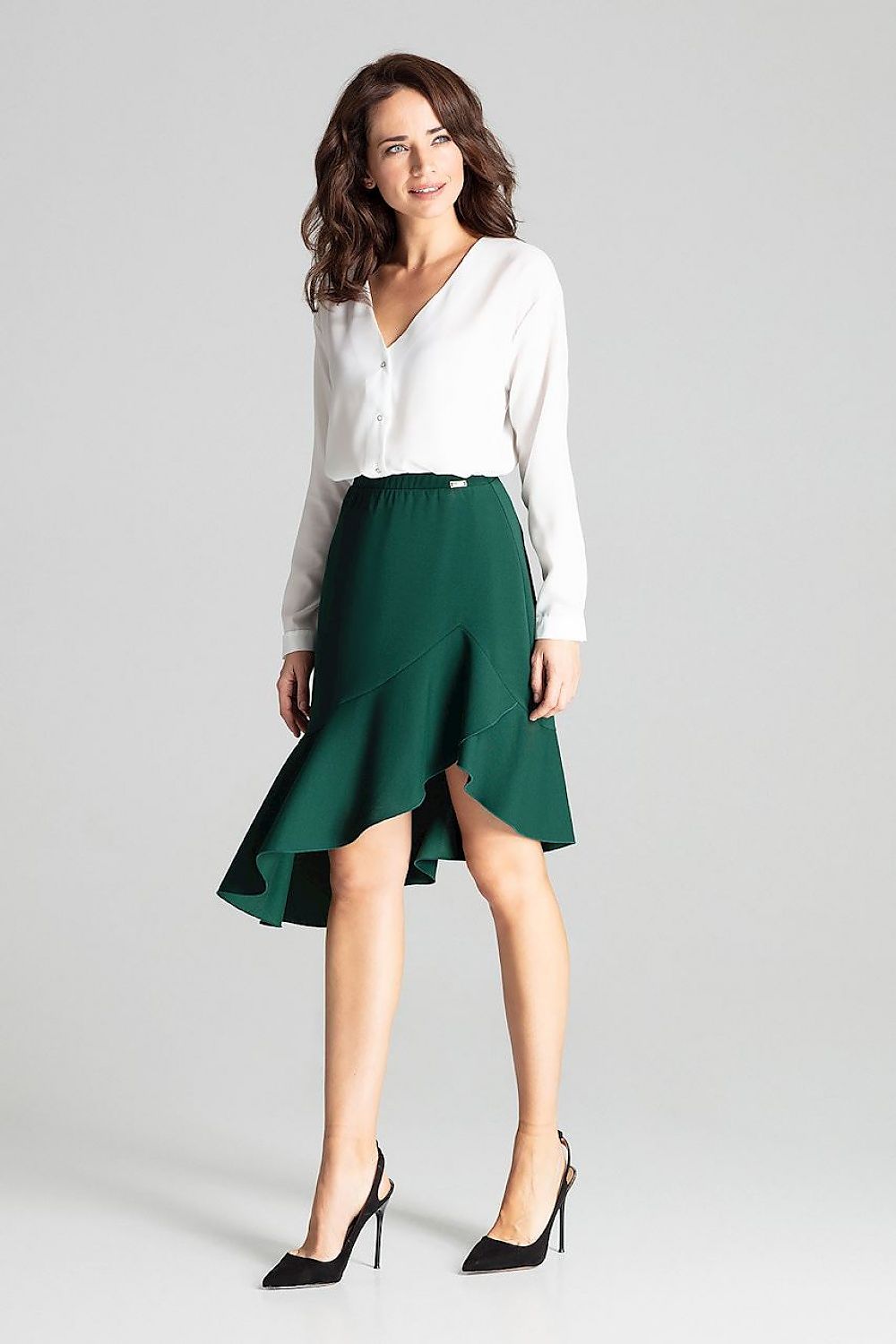  Spódnica Model L065 Green - Lenitif 