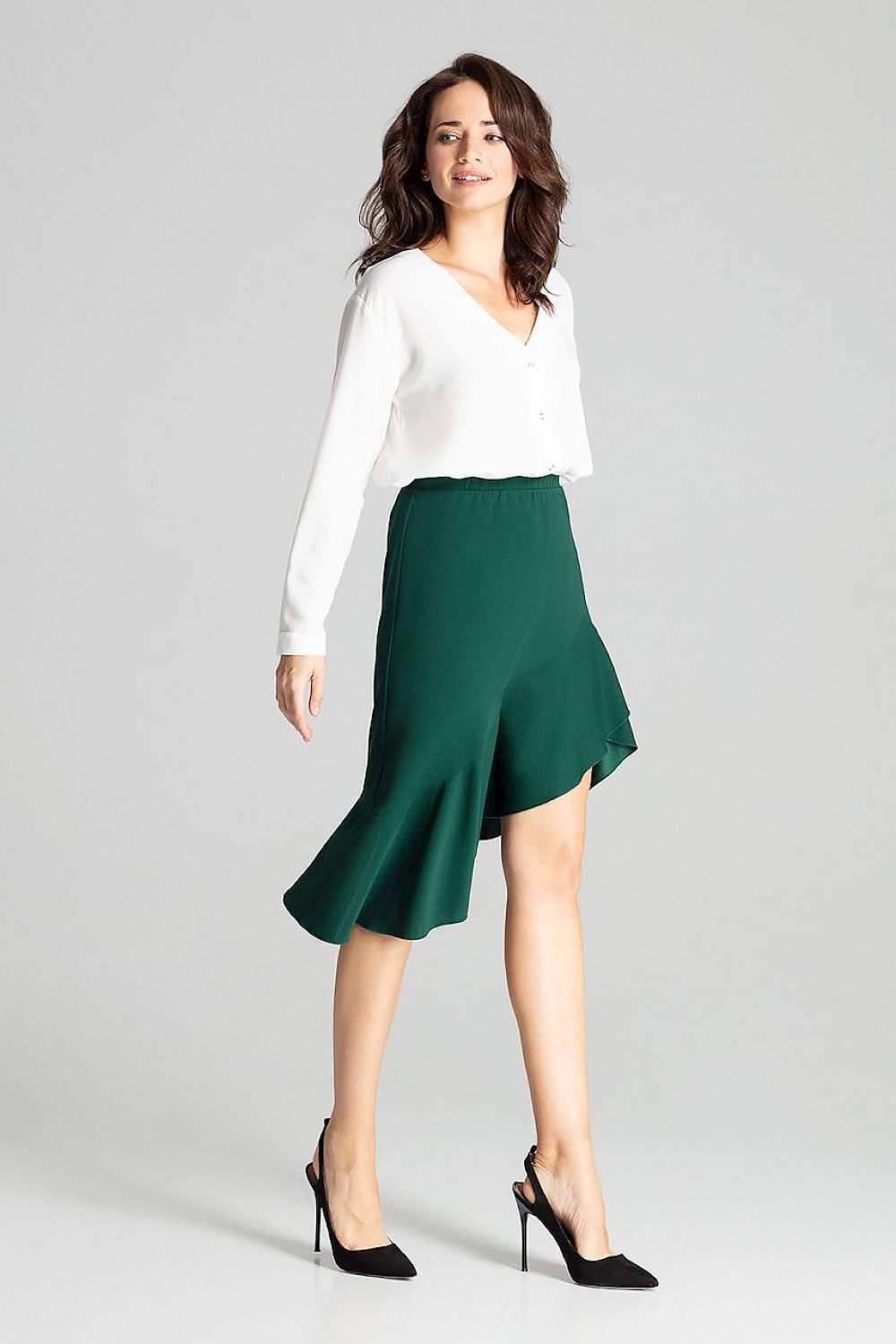  Spódnica Model L065 Green - Lenitif 