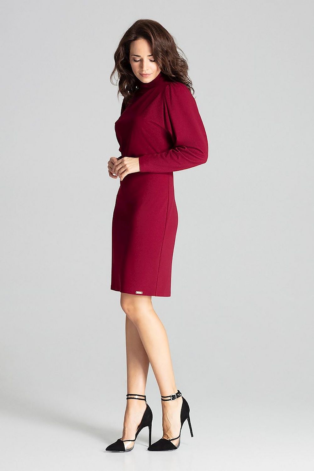  Sukienka Model L064 Bordo - Lenitif 