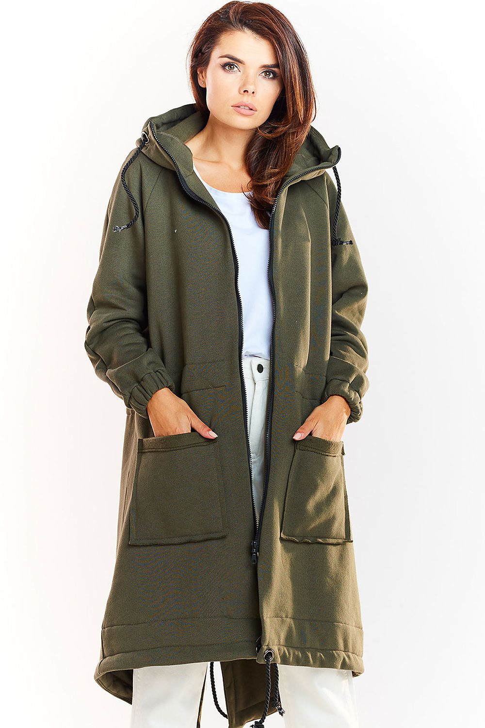   Bluza Damska Model M220 Khaki - Infinite You 