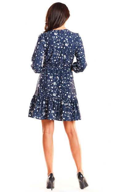  Sukienka Model M178 Flowers Navy 2 - Infinite You 