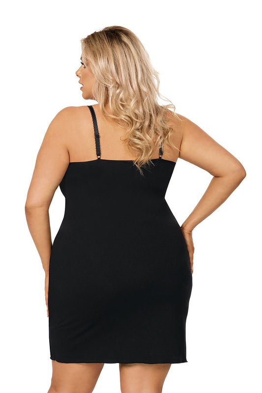  Koszulka nocna Koszula Nocna Model Sarah II plus Black - Donna 