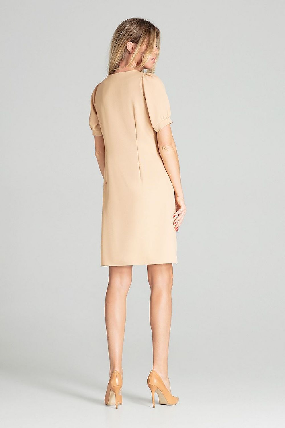  Sukienka Model M704 Beige - Figl 