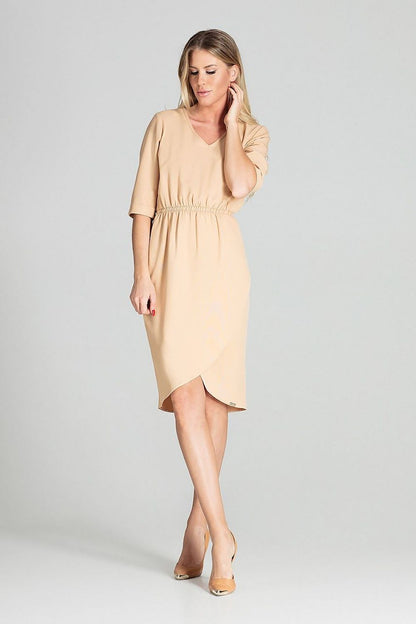  Sukienka Model M702 Beige - Figl 