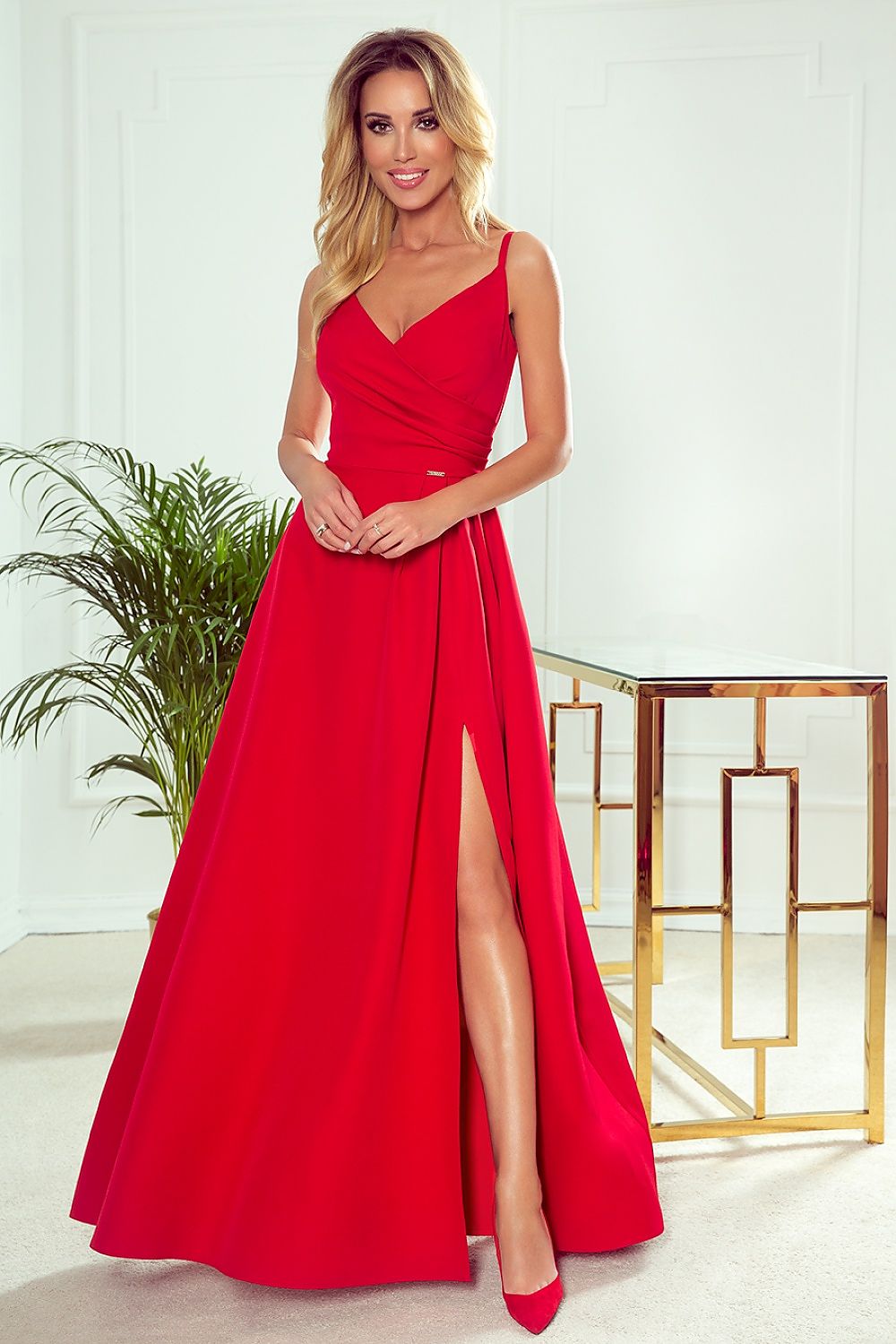  Sukienka Model Chiara 299-1 Red - Numoco 