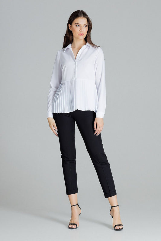   Bluzka Model L089 White - Lenitif 