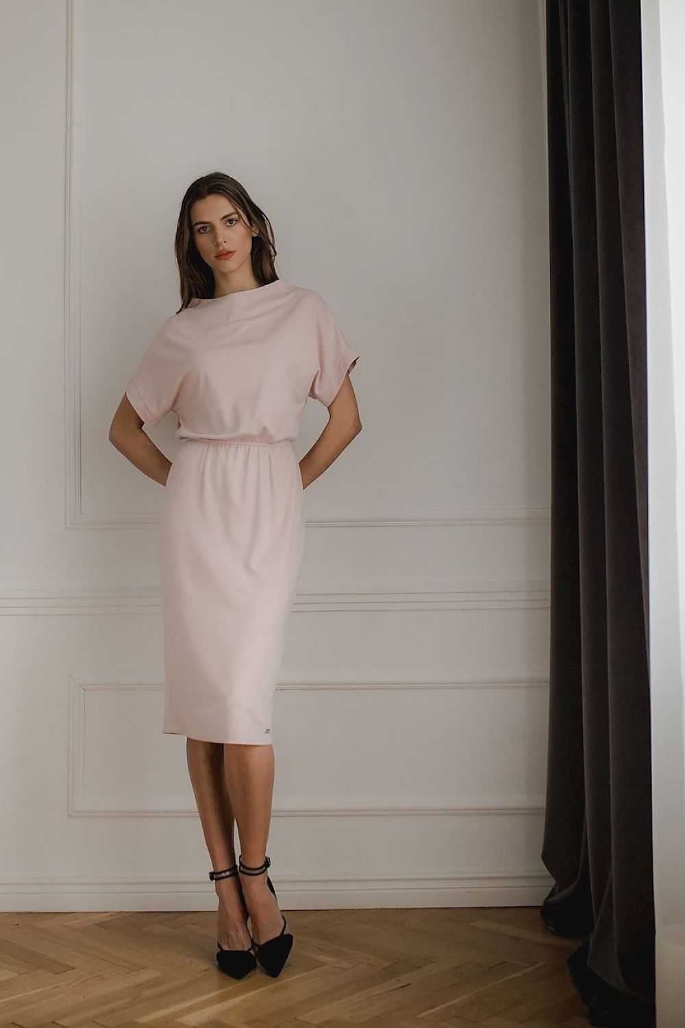  Sukienka Model L087 Pink - Lenitif 