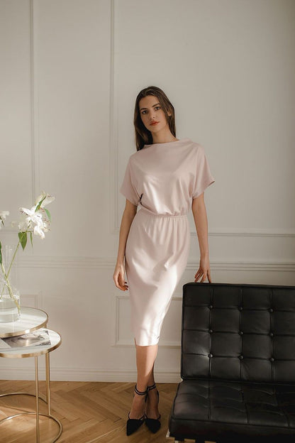  Sukienka Model L087 Pink - Lenitif 