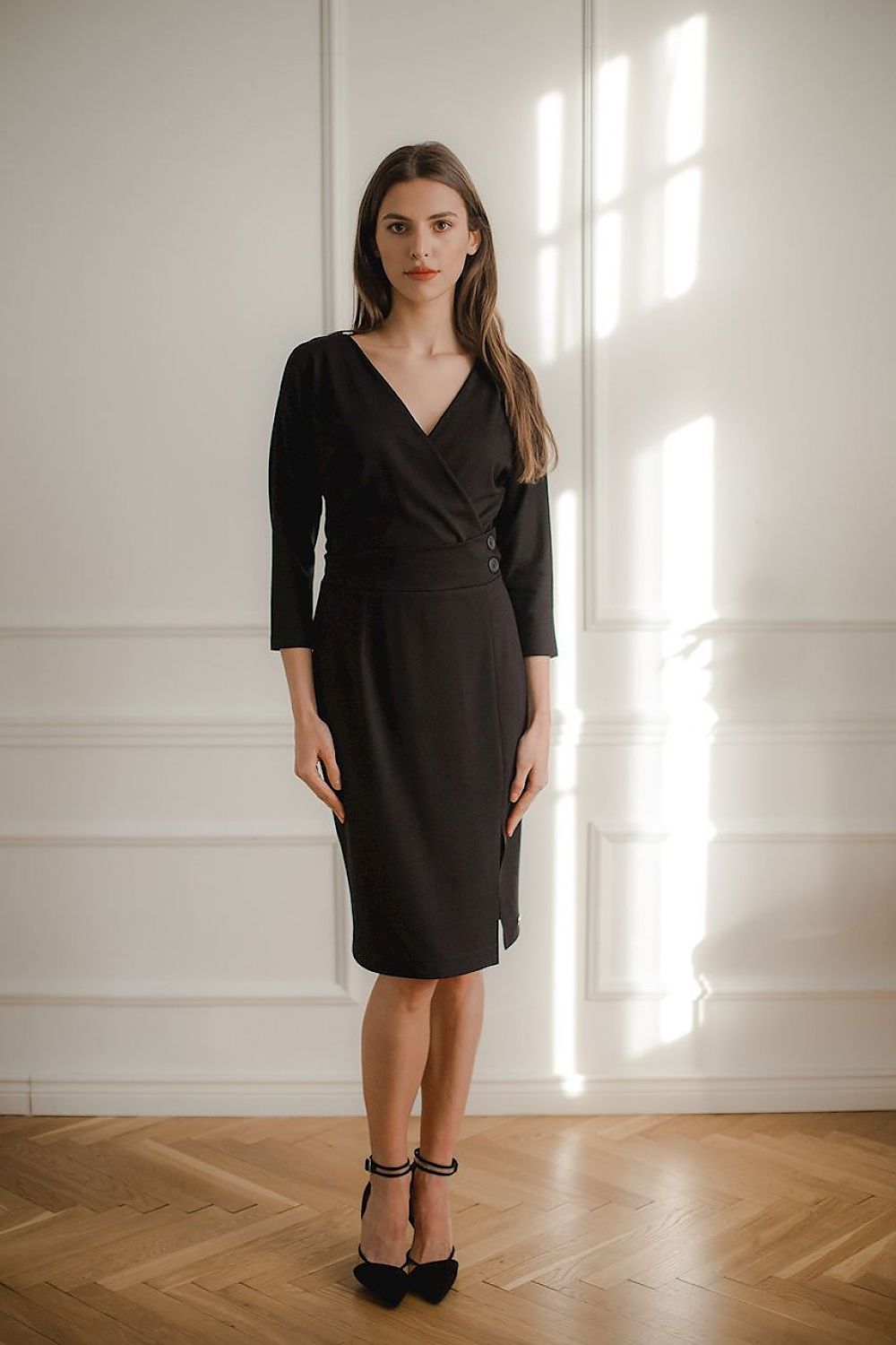  Sukienka Model L086 Black - Lenitif 