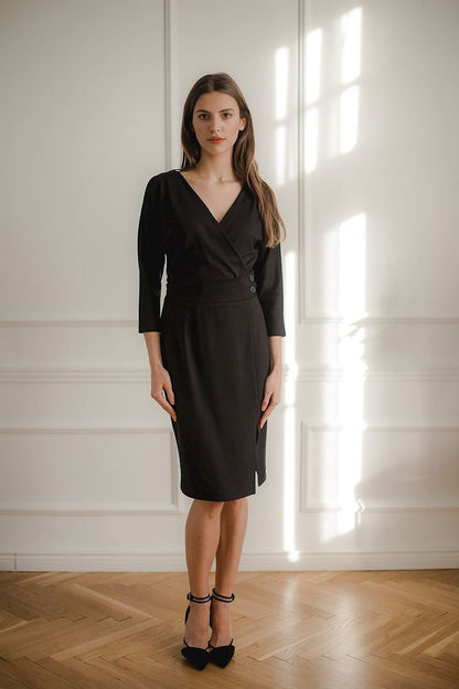 Sukienka Model L086 Black - Lenitif 