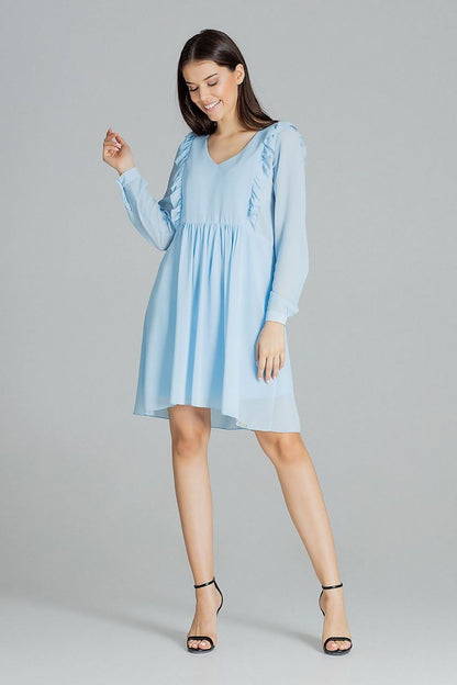   Sukienka Model L083 Blue - Lenitif 