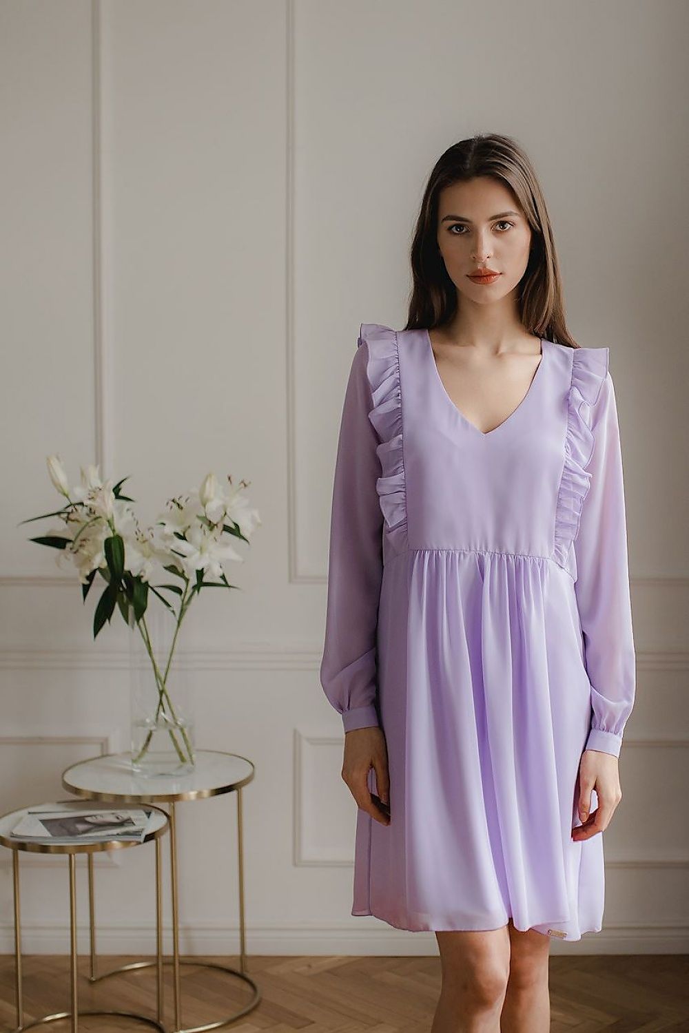   Sukienka Model L083 Violet - Lenitif 