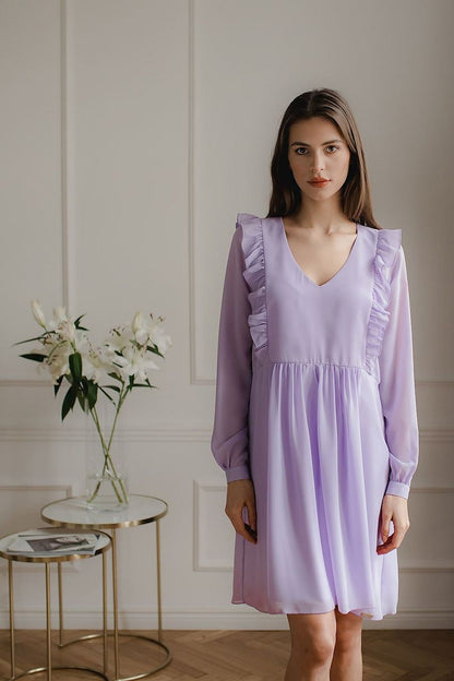   Sukienka Model L083 Violet - Lenitif 