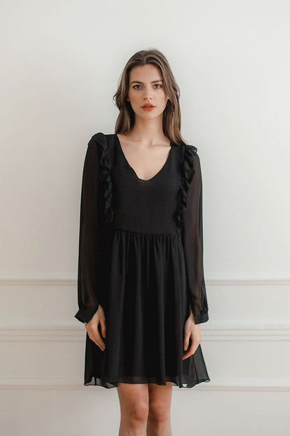   Sukienka Model L083 Black - Lenitif 