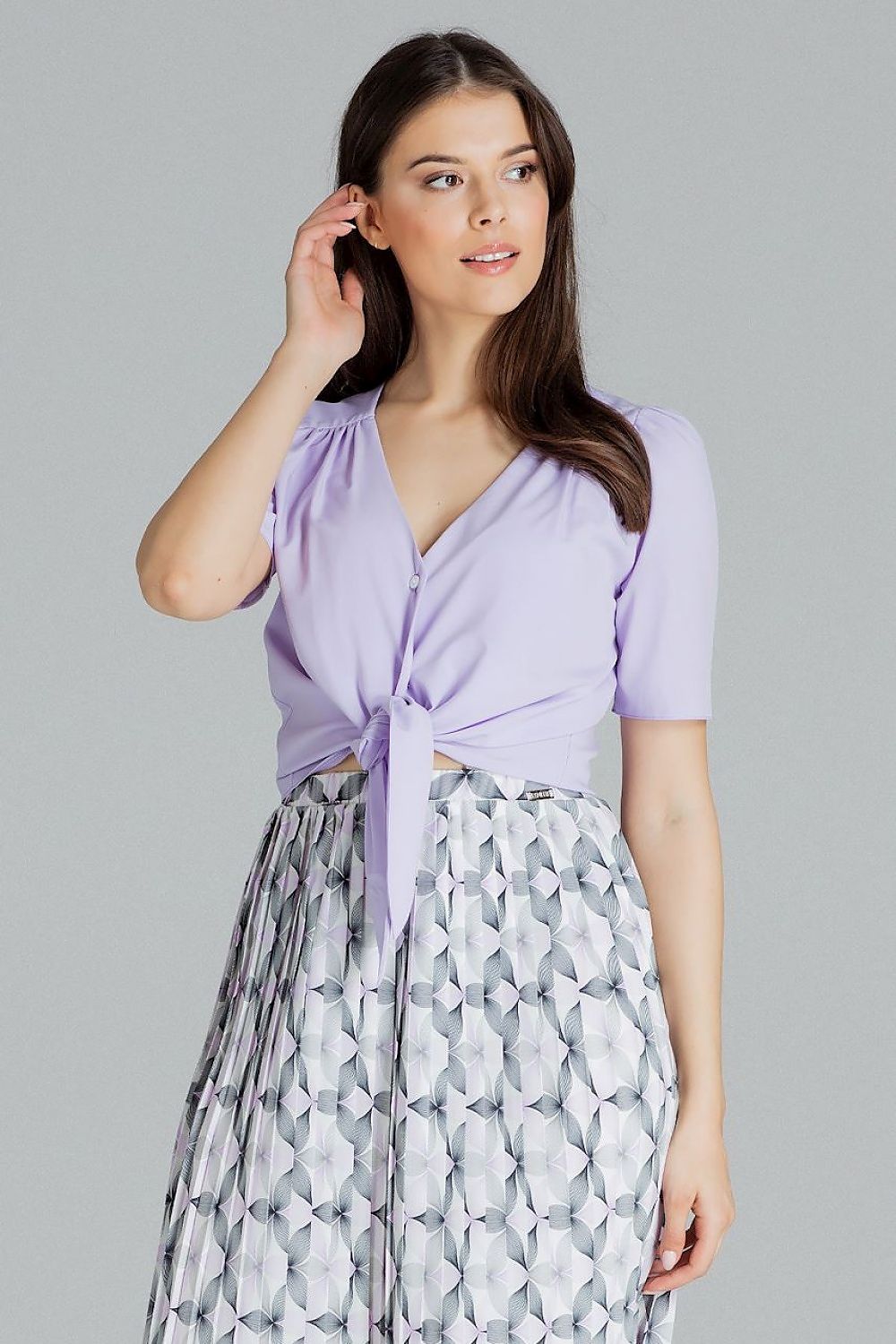   Bluzka Model L081 Violet - Lenitif 