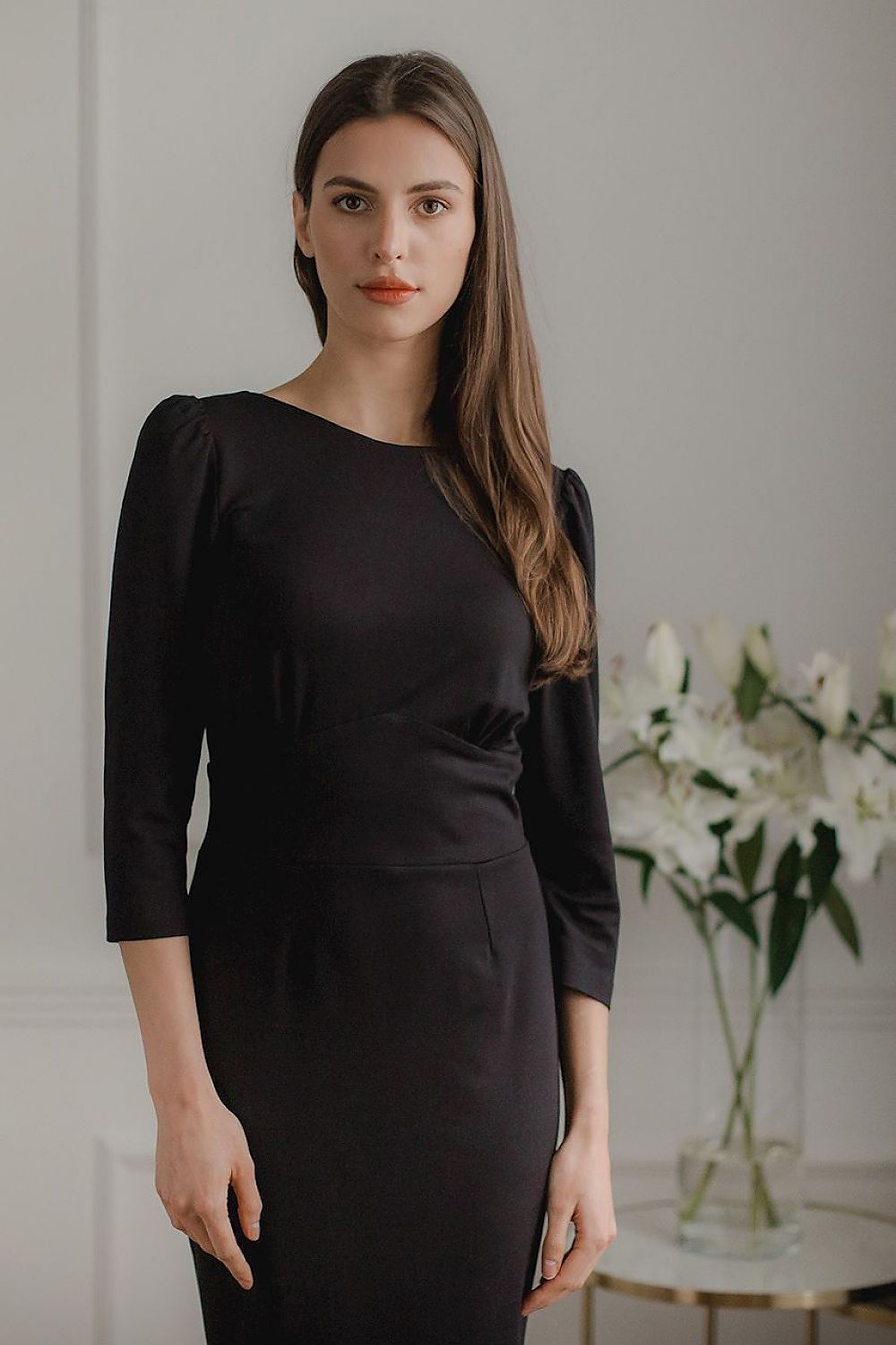   Sukienka Model L079 Black - Lenitif 