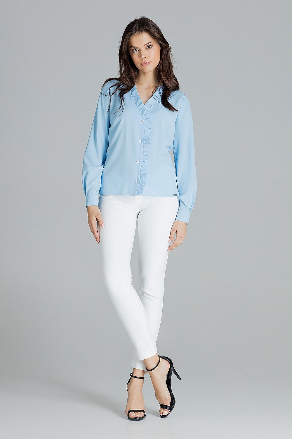   Bluzka Model L077 Blue - Lenitif 